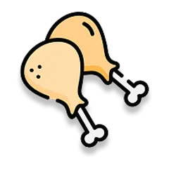 Icono de Piernas de pollo